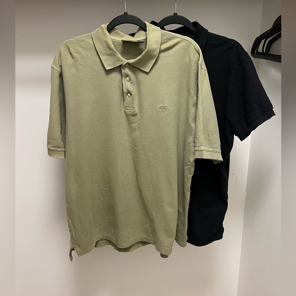 Timberland and Aeropostale mens size large polo bundle